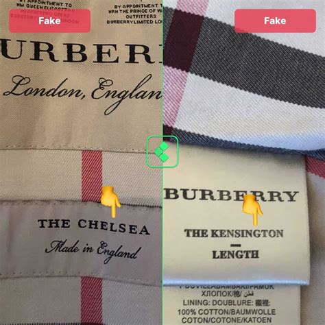 burberry tag real vs fake made in|how to check burberry authenticity.